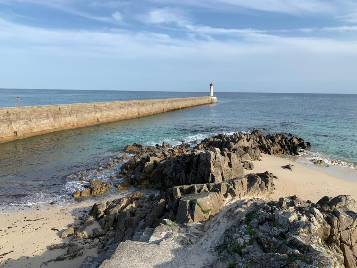 Duplex Vue Mer - Plage A 100M- 4 Lits - Parking Sous Sol Audierne Kültér fotó