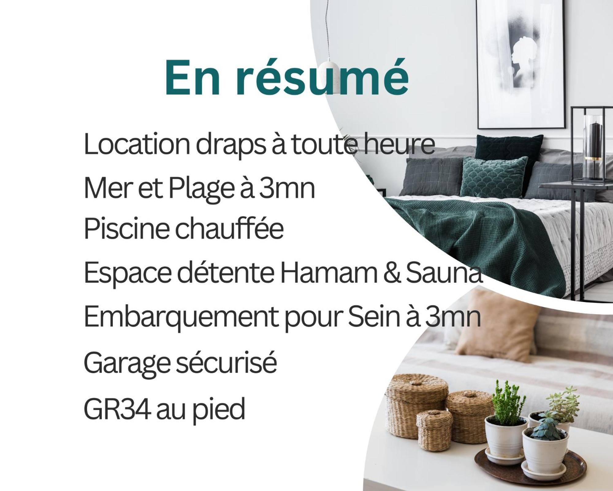 Duplex Vue Mer - Plage A 100M- 4 Lits - Parking Sous Sol Audierne Kültér fotó