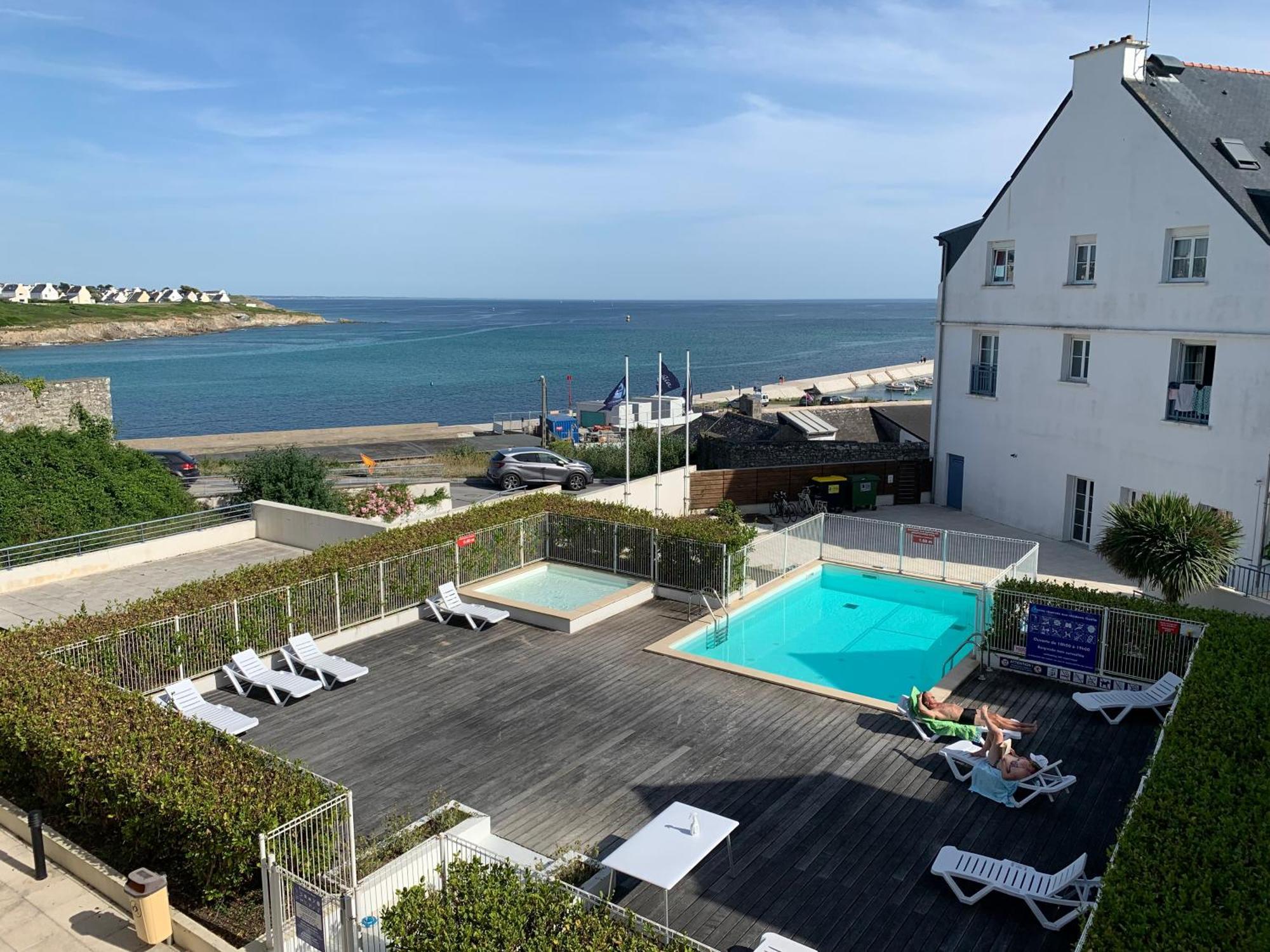 Duplex Vue Mer - Plage A 100M- 4 Lits - Parking Sous Sol Audierne Kültér fotó